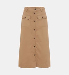 Jupe mi-longue en coton - JASMINA Gerard Darel