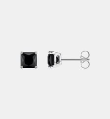 Clous d'oreilles pierre noire Thomas Sabo