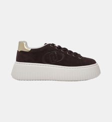 Sneakers plateforme en daim Liu Jo