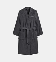 Peignoir éponge col kimono personnalisé La Redoute Interieurs