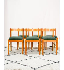 Lot de 6 chaises en hêtre Alma N°2135 - Produit chiné Debongout