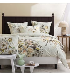 Housse de couette imprimée en satin de coton, MARGARETTA Designers Guild