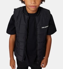 T-shirt en jersey de coton épais Karl Lagerfeld Kids