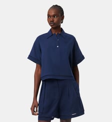Polo oversize twill fluide Lacoste