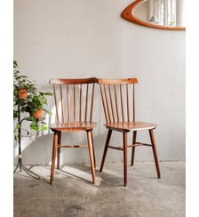 Lot de 2 chaises de campagne Alma N°1548- Produit chiné Debongout