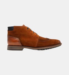 Bottines bout fleuri daim Le Formier