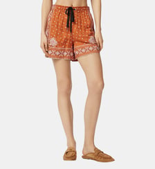 Shorts imprimé bandana Pinko