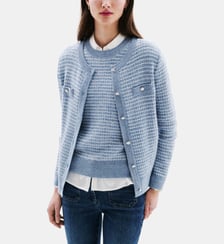 Gilet mleonie - Motif uni - Coupe cintrée Caroll
