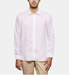 Chemise en lin blanc coupe cintrée Atelier Privé
