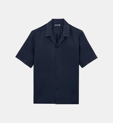 Chemise sans manches en lin unie Vilebrequin