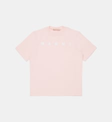 T-shirt logo en coton Marni