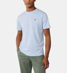 T-Shirt Coupe Regular À Manches Courtes Avec Logo Hackett London