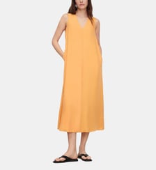 Robe longue en satin à encolure en V Adolfo Dominguez
