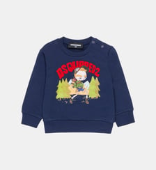 Sweat-shirt col rond avec logo Dsquared2