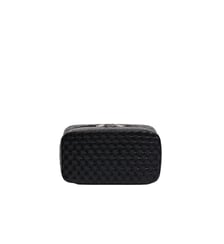 Trousse de toilette en cuir tressé Sandro