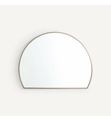 Miroir demi-cercle métal fer H60cm AM.PM