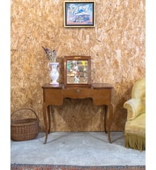 Coiffeuse en bois Louise N°289- Produit chiné Debongout