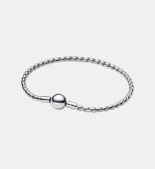 Bracelet Maille Ailée Fermoir Rond Pandora