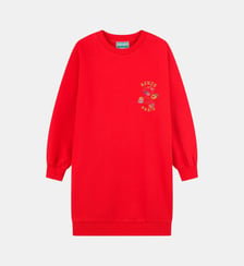 Robe droite avec broderies Kenzo Kids