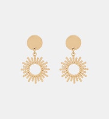 Boucles d'oreilles soleil Acier Inoxydable dorées Balaboosté