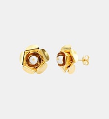 Boucles d'oreilles frida agate verte Caroline Najman