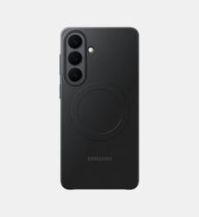 Coque silicone Slim Magnet S26 + noir Samsung