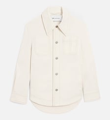 Veste Worker Boutonnée unisexe en Coton AMI Paris