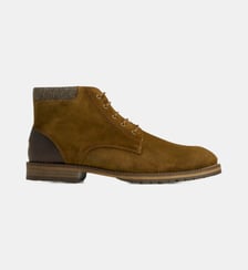 Bottines Roanne en daim-Tabac-45 - FR Le Formier