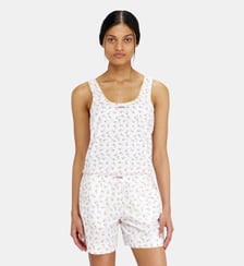 Top en coton stretch à imprimé fleuri Diesel