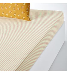 Drap-housse coton lavé bonnet 30 cm La Redoute Interieurs