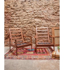Paire de fauteuils scandinave en palissandre Jakob N°919- Produit chiné Debongout