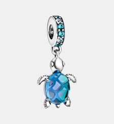 Charm Pendant Tortue de Mer en Verre de Murano Pandora