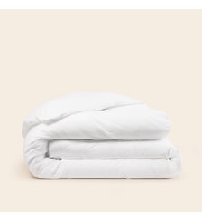 Housse De Couette  Satin de coton lavé uni à nouettes Madura