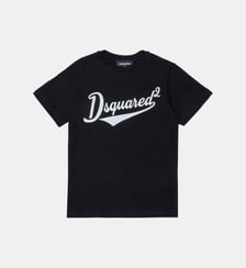 T-shirt à col rond avec logo imprimé Dsquared2