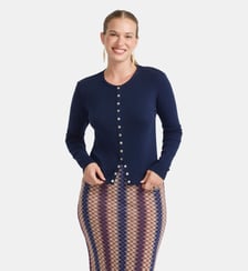cardigan pression Swing en coton Agnès b.