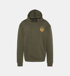 Sweatshirt imprimé army à capuche Schott
