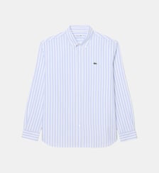 Chemise Oxford rayée regular fit Lacoste
