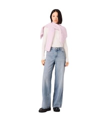 Jean large avec strass all over Maje