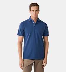 Polo Coupe Regular À Manches Courtes En Piqué Hackett London