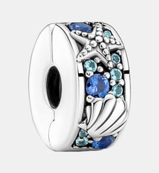 Charm Clip Étoile de Mer Tropicale & Coquillage Pandora