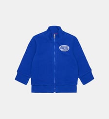 Sweat zippé avec logo Diesel Kids