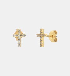 Paire de boucles d'oreilles doré  maria Caroline Najman