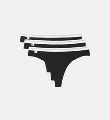 Lot de 3 strings coton stretch Lacoste