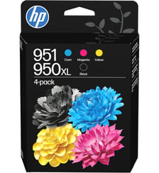 Cartouche d'encre 950XL Noir/951XL 3 Couleurs HP