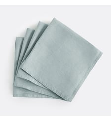 Lot de 4 serviettes de table lin lavé Victorine La Redoute Interieurs