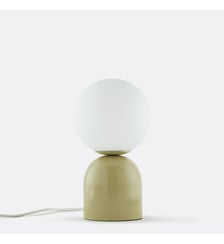 Lampe à poser, en métal acier et verre opalin La Redoute Interieurs
