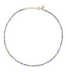 Collier doré tourmaline rose - jeri Caroline Najman