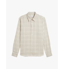 chemise à carreaux en coton Agnès b.