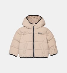 Veste matelassée avec logo imprimé Diesel Kids