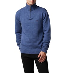 Pull droit en coton à col zip Merrick Bay Rodd & Gunn